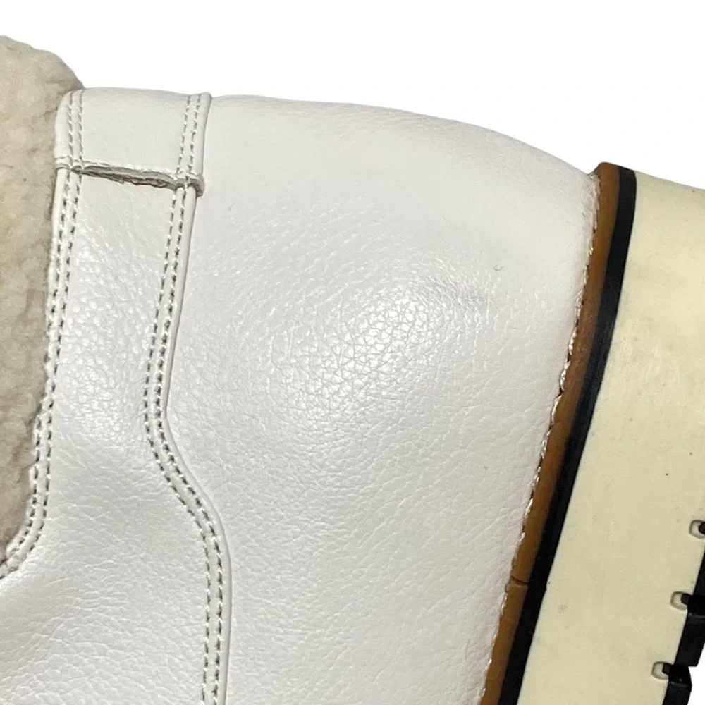 White Mountain Leather Textile Lace-Up Outdoor Active Boots 8